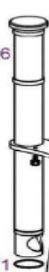 NYOS Water Level Control Tube for Quantum Skimmers